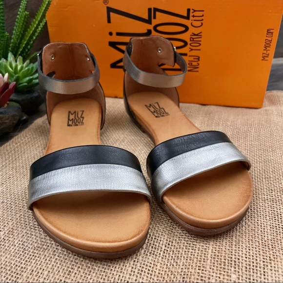 NIB Miz Mooz Atlantic Ankle Strap Flat Sandal 8 - Picture 9 of 13